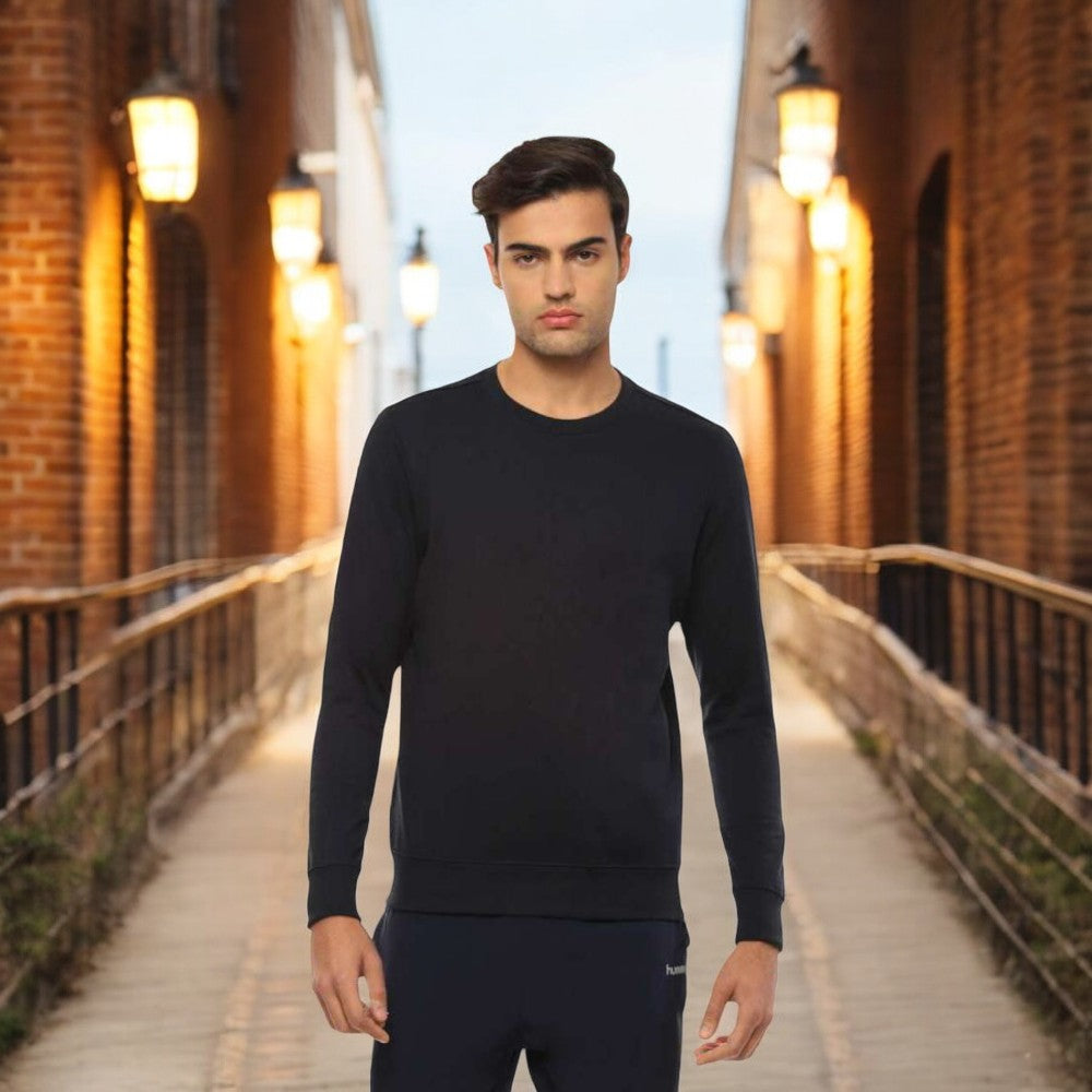 Hummel Eduk Sweat Shirt | Cotton-Rich Sweat Fabric | 280 GSM | Corporate Gift | Book My Gift