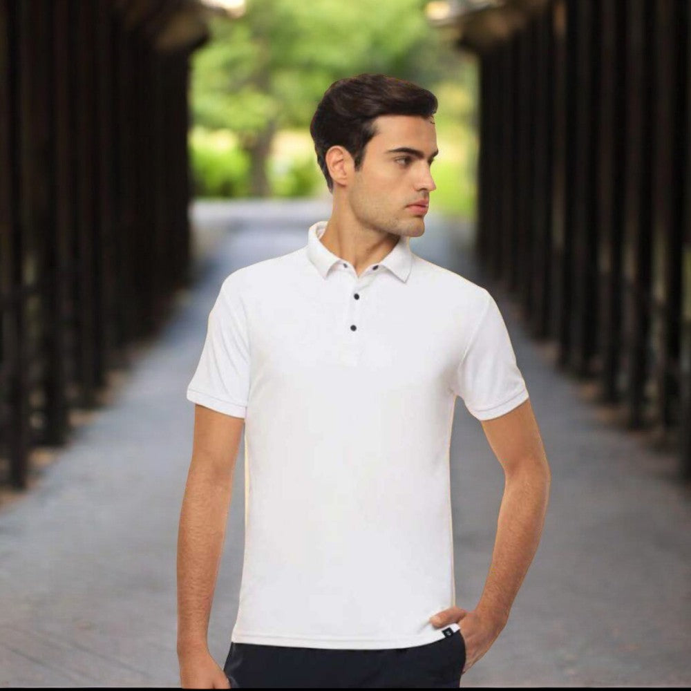 Hummel Polo Poly T-shirt | Fabric- Polyester | 190 GSM | Collared T- Shirt | Corporate Gift | Book My Gift