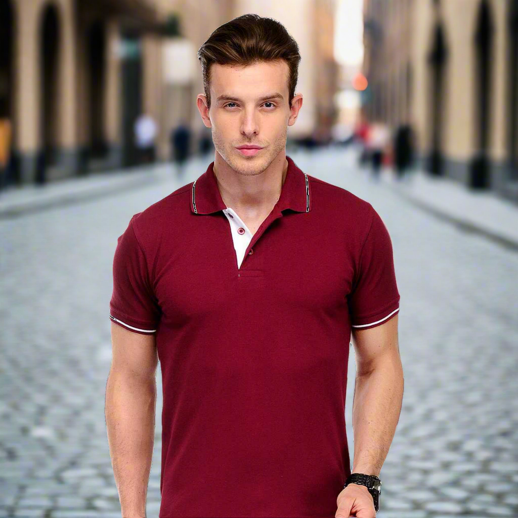 Scott International Collar T-shirt | 100% Cotton | Skin-Friendly | Corporate Gift | Customized Your Own Logo | Book My Gift