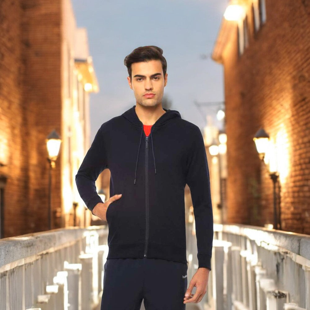 Hummel Elwin Zipper Hoodie | Front Zipper | Cotton and Polyester | 280 GSM | Corporate Gift | Book My Gift