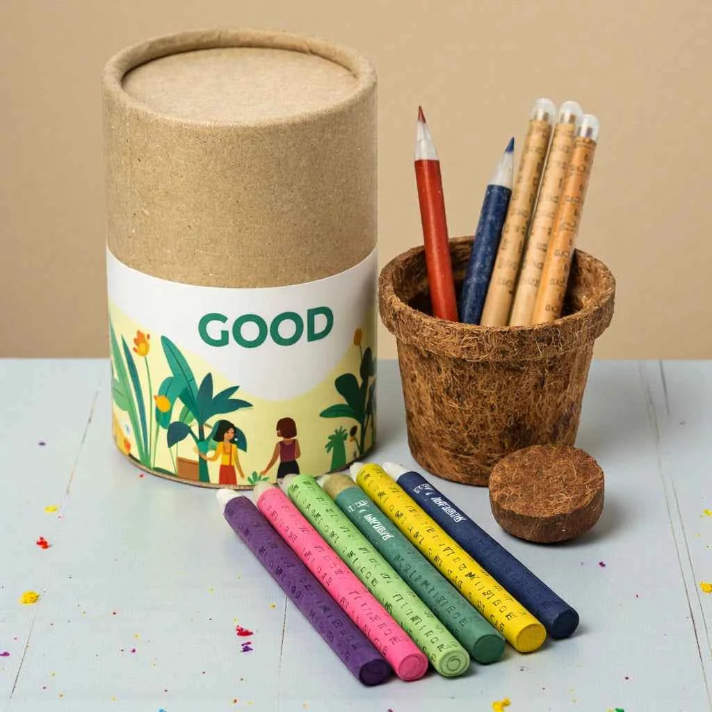 Eco - Color Plant Grow Kit (GIY) - 12 coloring seed pencils