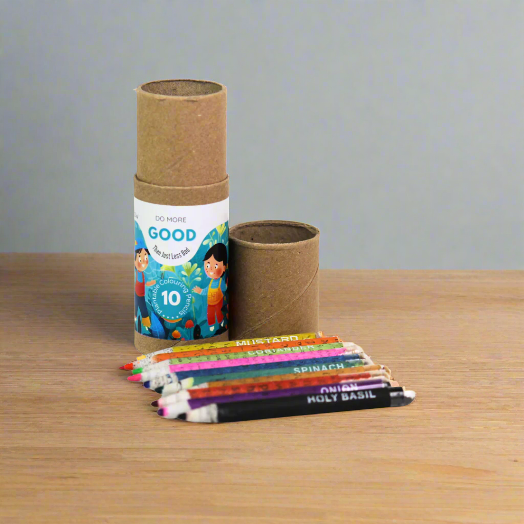 Eco Shade Mini Colouring Pencil | Colors | Seed Coloring Pencil | Eco Friendly | Gift Set | Book My Gift