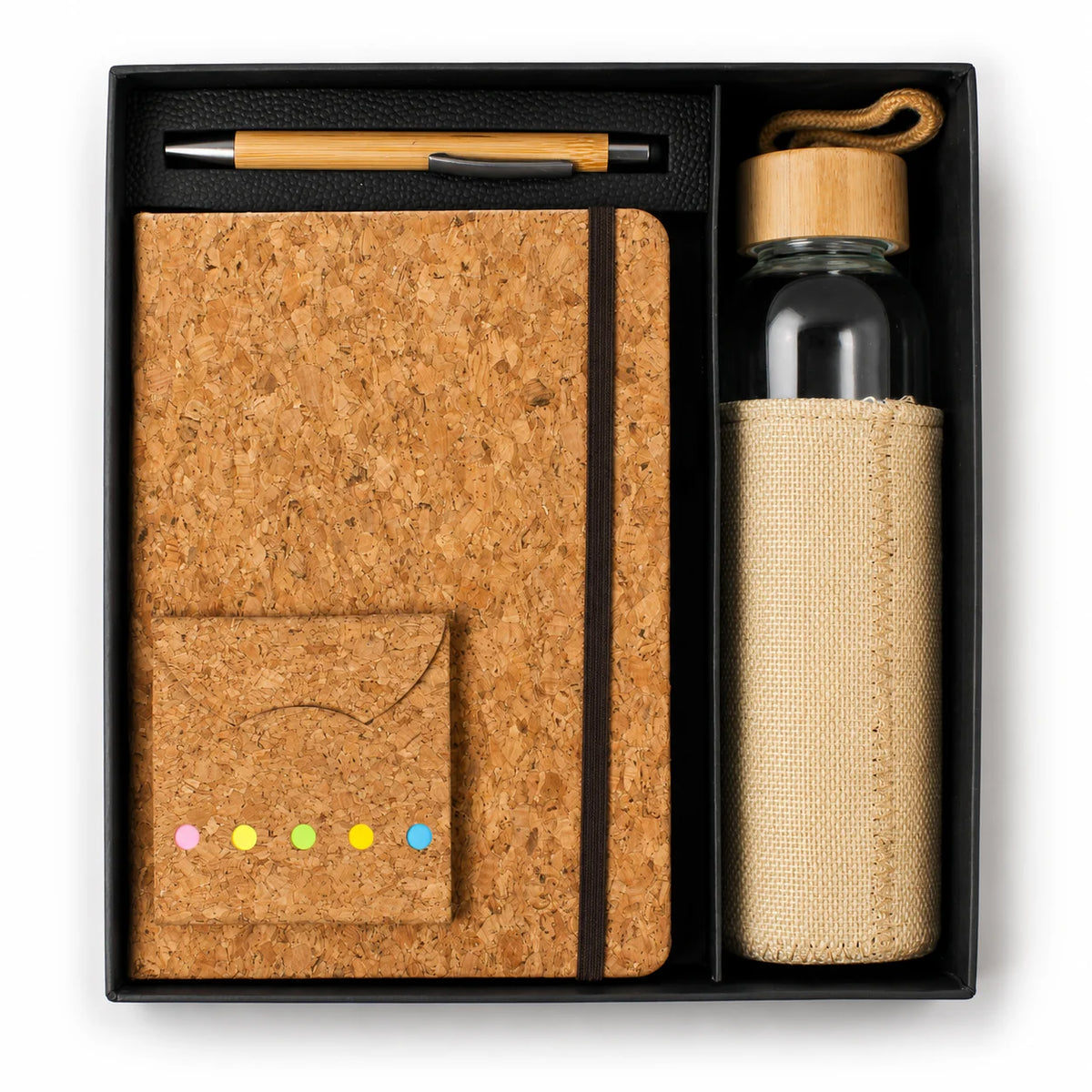 Eco - Cork Diary & Bottle Desk Set