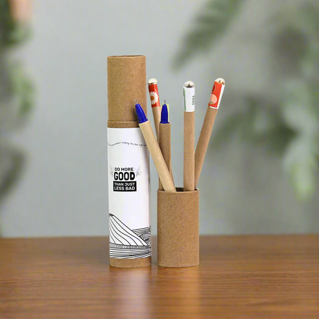 Eco Seed Pen Set | 5 Pc. Set | Seeds Pen | Eco Friendly | Gifting | Book My Gift