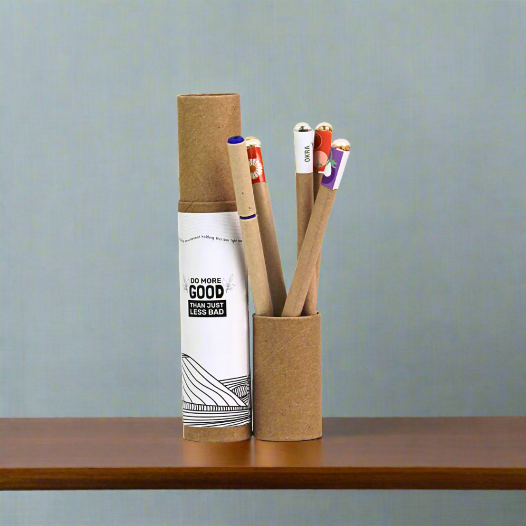 Eco Seed Pen Set | 5 Pc. Set | Seeds Pen | Eco Friendly | Gifting | Book My Gift
