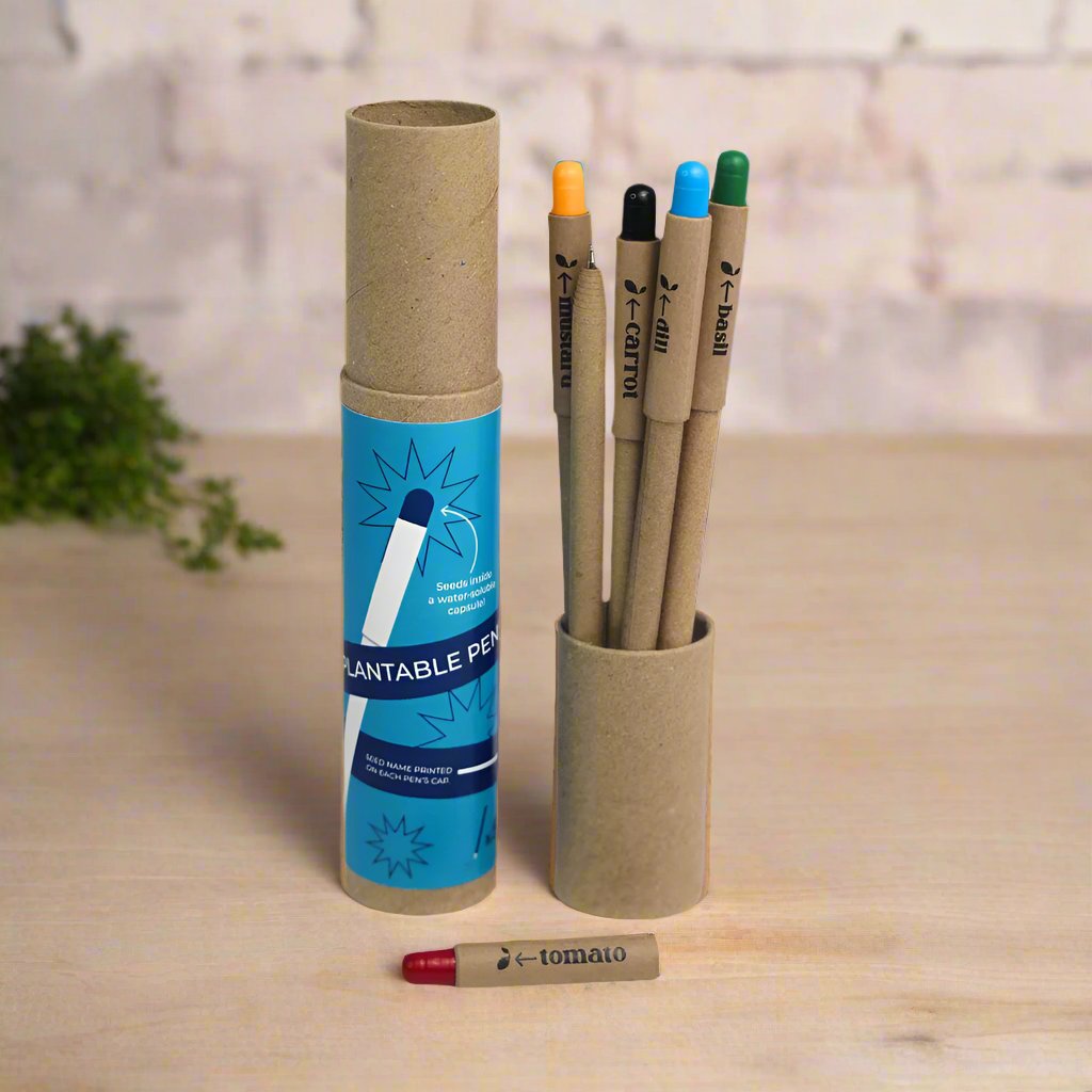 Growmazing Plantable Paper Pen | Eco Friendly | Pen | Set Of 5 pcs. | Set of 30 pcs. | Corporate Gift Set | Birthday Gift Set | Seeds | Book My Gift
