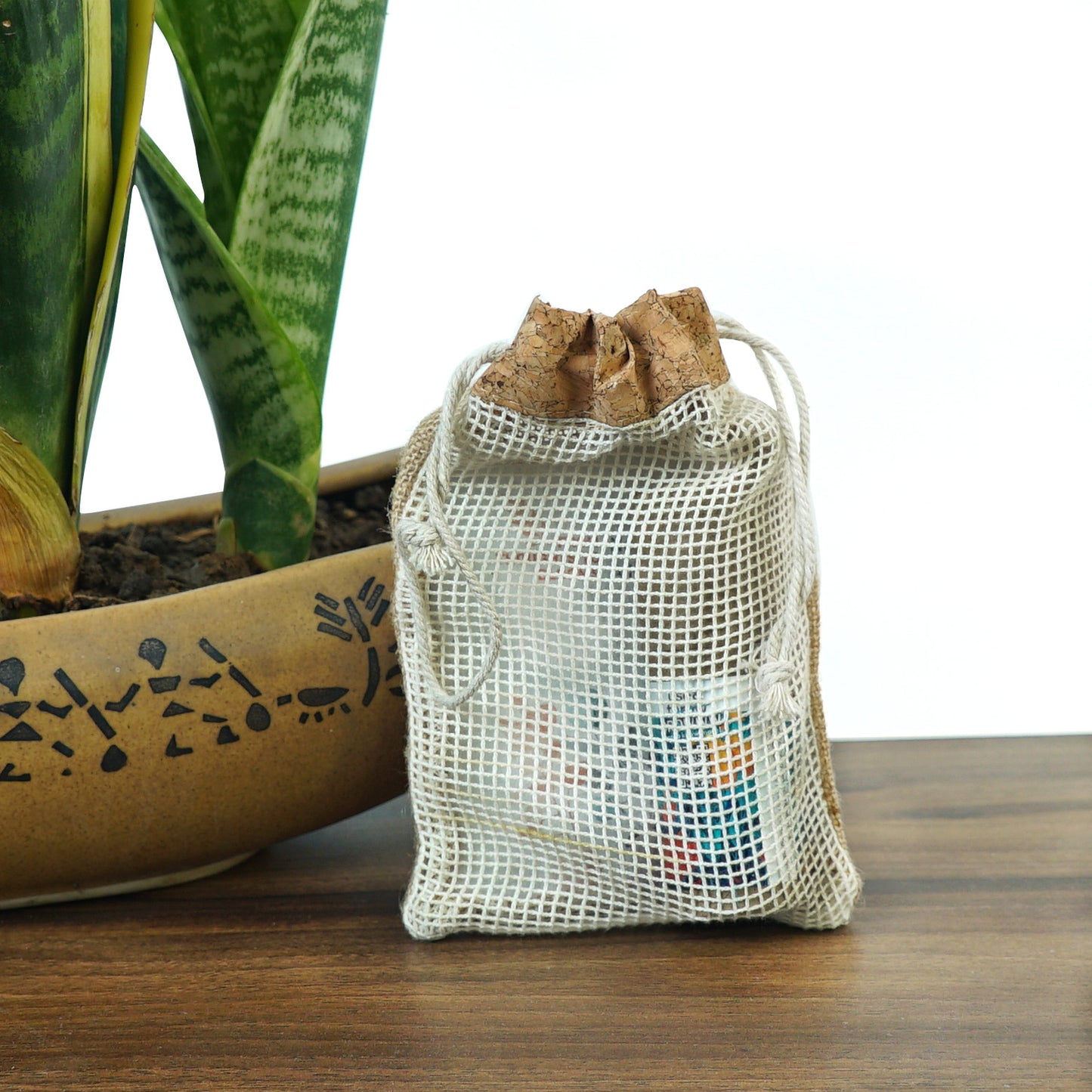 Jute with Cork Potli | Jute Bag | Gifting Bag | Eco Friendly | Book my Gift