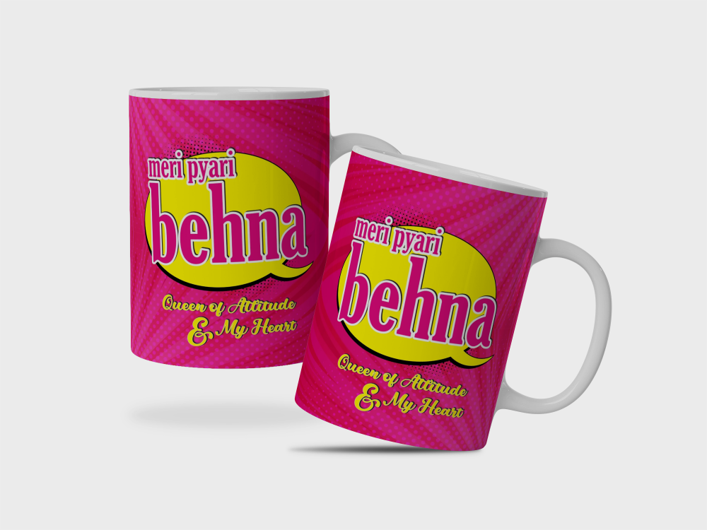 Meri Pyari Behan Mug | Mug Gift for Sis | Mug Gift for Sister | Mug Gift for Behen | Rakshabandhan Gift for Sister | Rakhi Gift for Sister | Birthday Gift for Sister