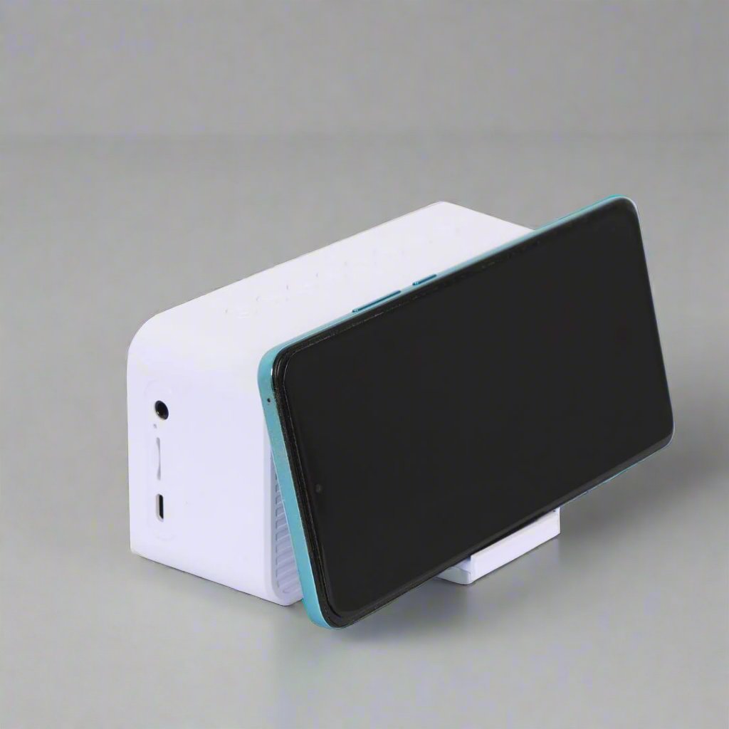 Abode | 5-Watt Bluetooth Speaker | Mobile Stand | Dual Alarm with Snooze | Book My Gift