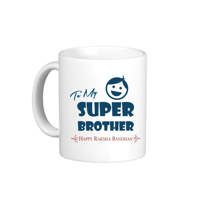 Super Brother Rakhi Combo | Mera super brother Mug | Combo Gift for Brother | Gift for Brother | Combo Gift for Brother | Rakshabandhan Gift for Brother | Rakhi Gift for Brother