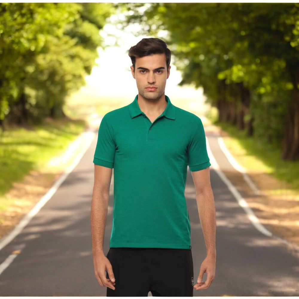 Hummel Polo T-shirts | Cotton Polyester Collared  T-Shirt | 220 GSM | Corporate Gift | Book My Gift