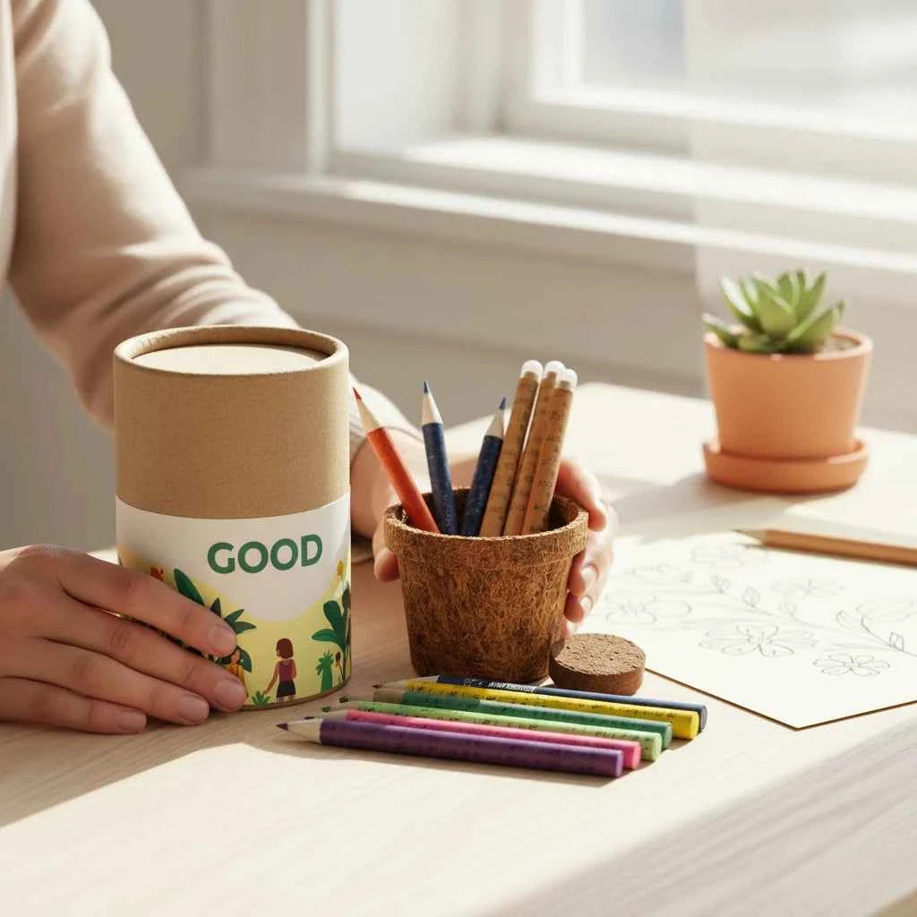 Eco - Color Plant Grow Kit (GIY) - 12 coloring seed pencils