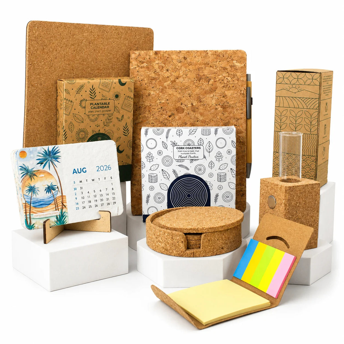 Eco - Cork Desk Gift Box