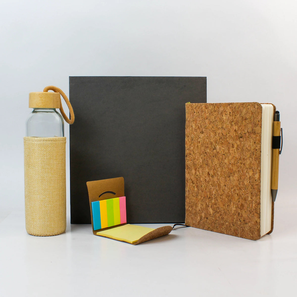 Eco - Cork Diary & Bottle Desk Set