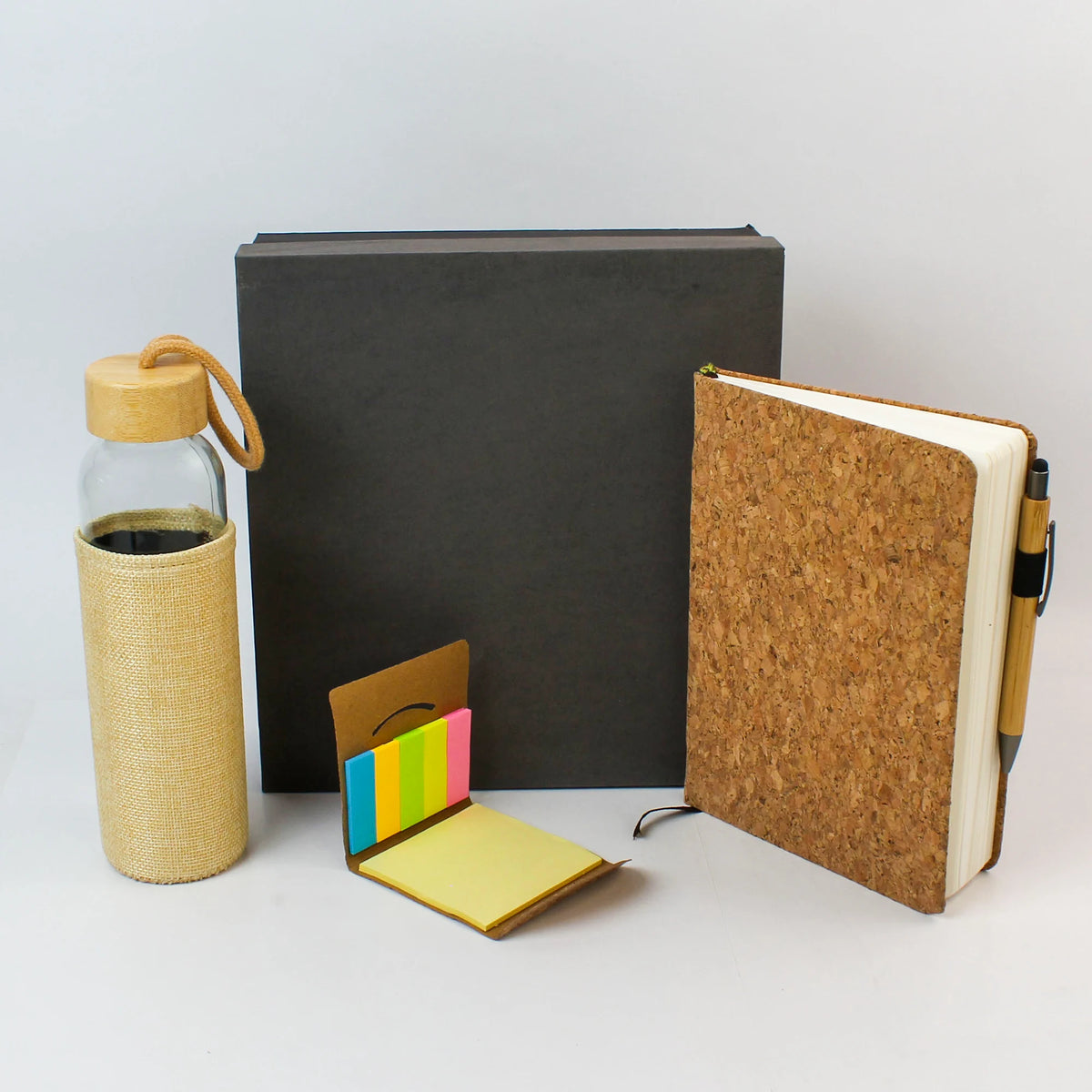 Eco - Cork Diary & Bottle Desk Set