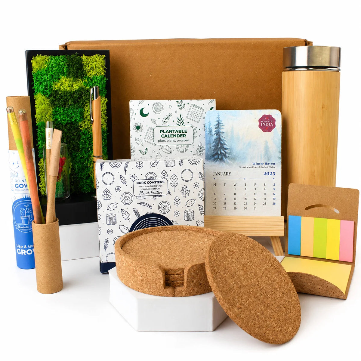 Eco - Forest Bottle Desk Gift Box