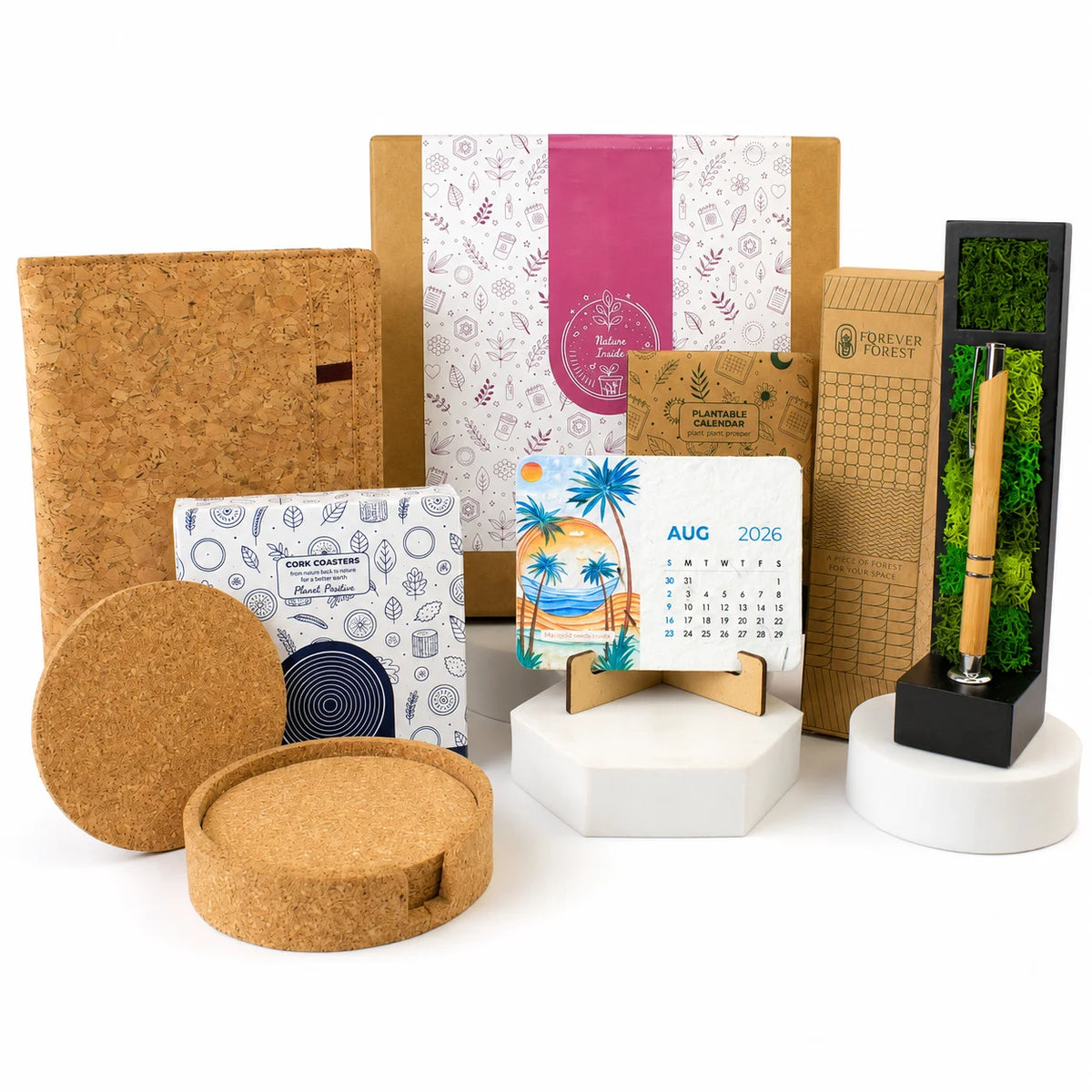 Eco - Forest Cork Desk Gift Box