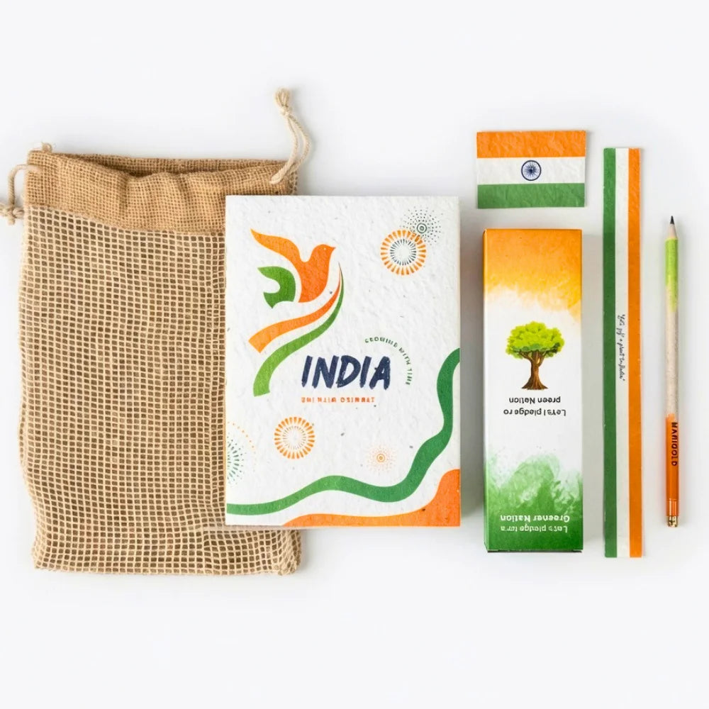 Eco - Independence Day Plantable Stationery Kit